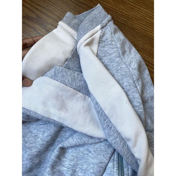 Grey & White Puma Track Zip Jacket Size S - Picture 4 of 7